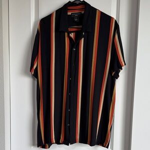 O'Neill Mens Shirt Button Down Short Sleeves XLT Tall